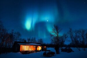 aurora borealis in alta